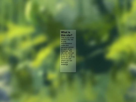 info screenshot