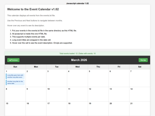 cal2 screenshot