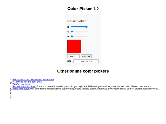 colorpicker screenshot