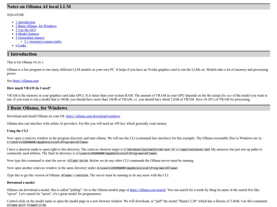 ollamanotes screenshot
