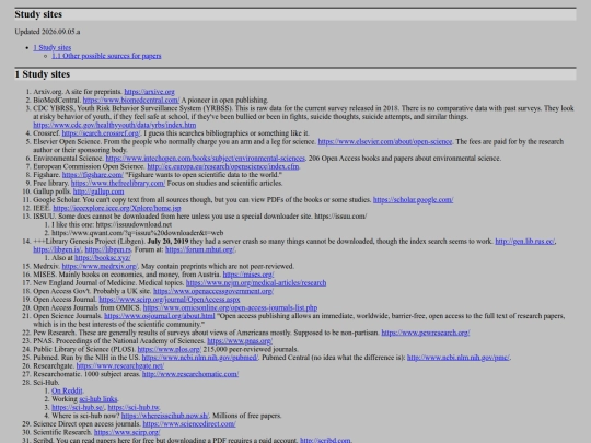 studysites screenshot