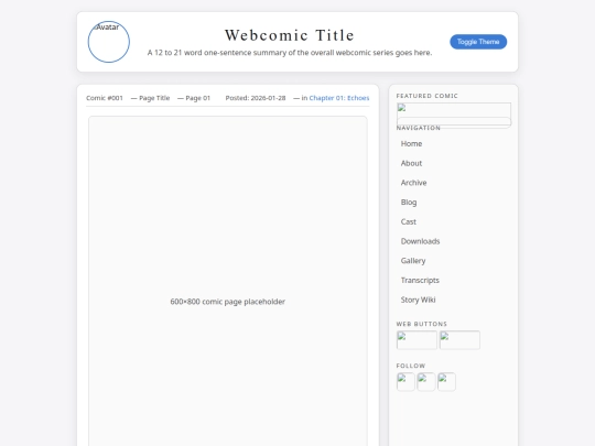 webcomics/comic-title-1/home screenshot