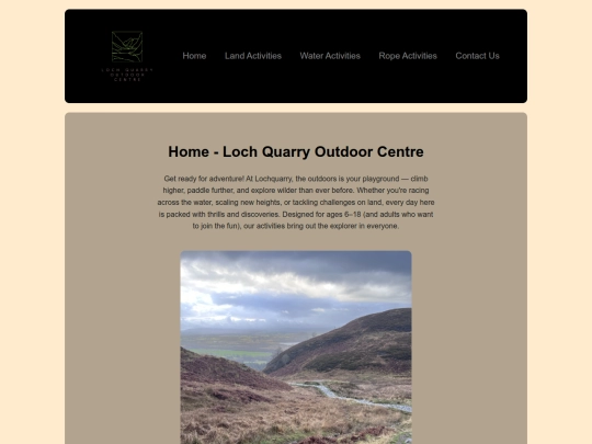 Loch Quarry Outdoor Centre screenshot