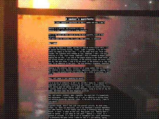 smokermanifesto screenshot