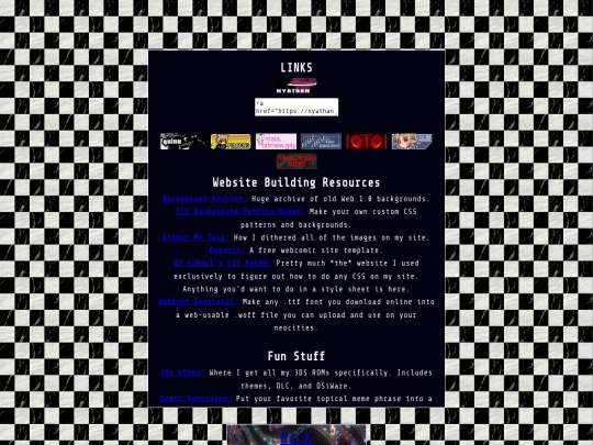 links screenshot