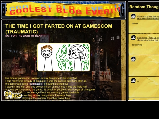blog screenshot