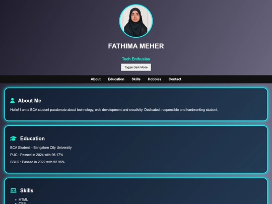 F2/portfolio screenshot