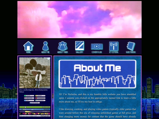 aboutme screenshot