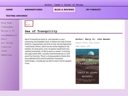 books/seaoftranquility screenshot