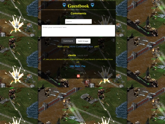guestbook screenshot