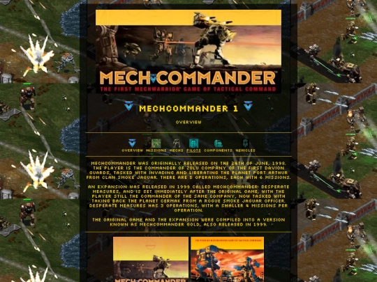 mc1/mechcommander1 screenshot