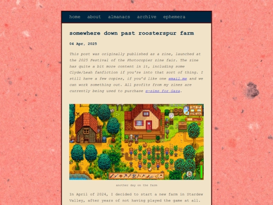 posts/2025-04-04-somewhere-down-past-roosterspur-farm screenshot