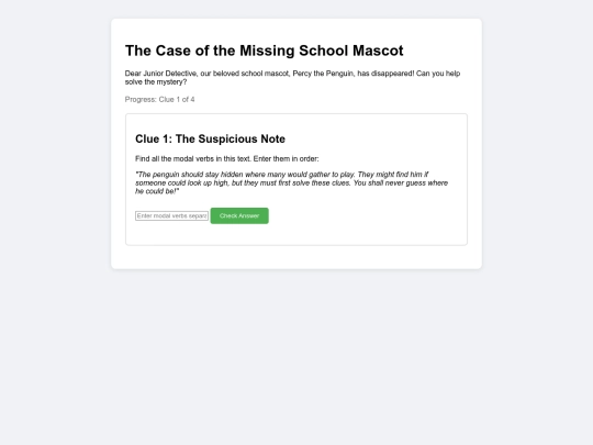CaseoftheMissingMascot screenshot