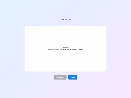 SATsRevisionGrammarFlashcards screenshot