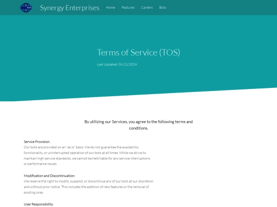 tos screenshot