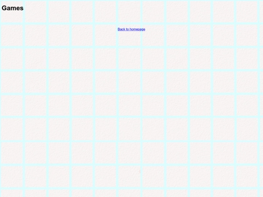 Games screenshot