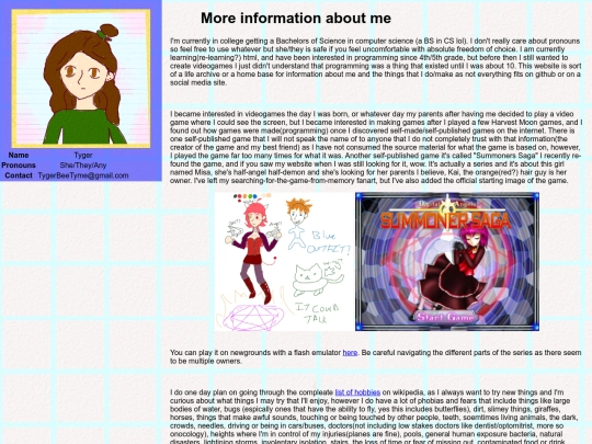 aboutme screenshot