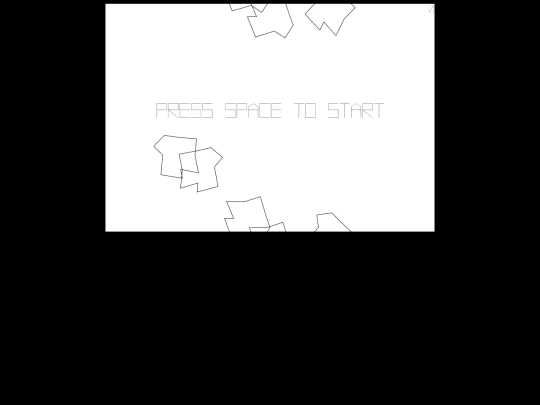 games/asteroids screenshot