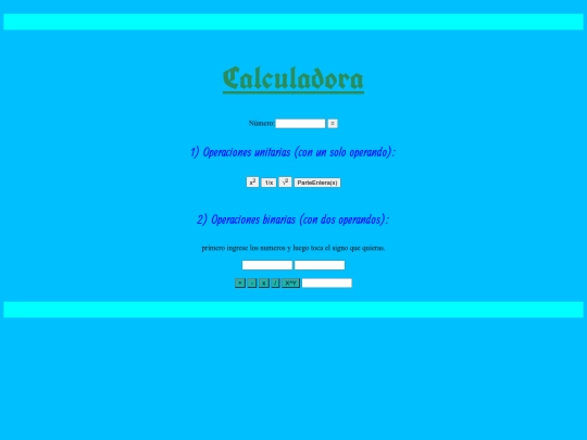 calculadora screenshot