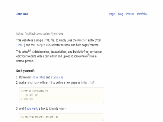 index screenshot