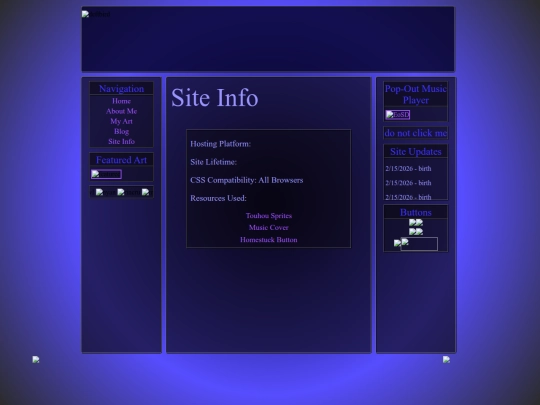info screenshot