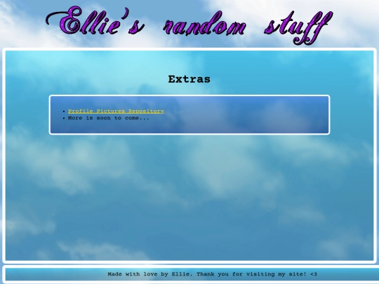 extras screenshot