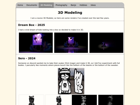 pages/3dModeling screenshot