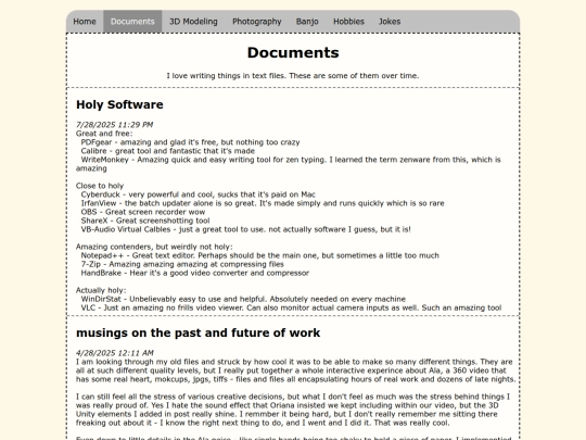 pages/documents screenshot