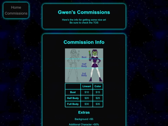 commissions screenshot