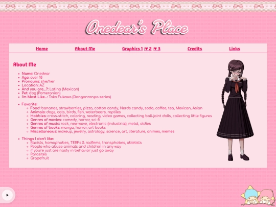 aboutme screenshot