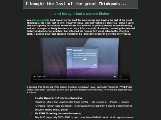 blog/Flickergate screenshot