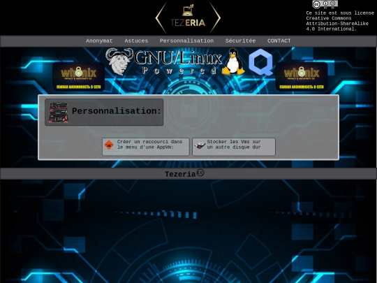 personnalisation/personnalisation screenshot