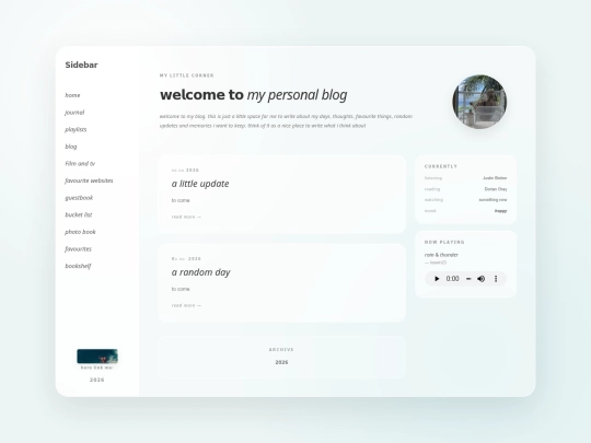 blog screenshot