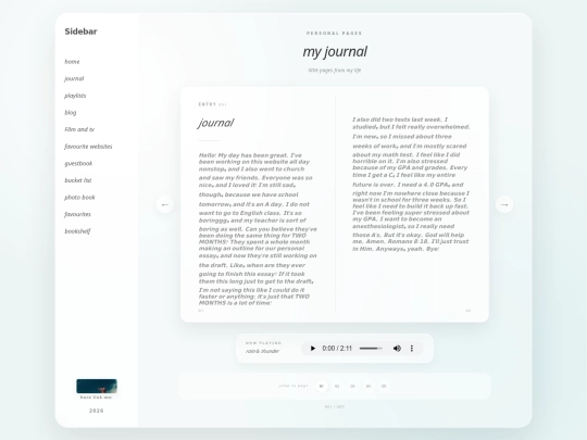 journal screenshot