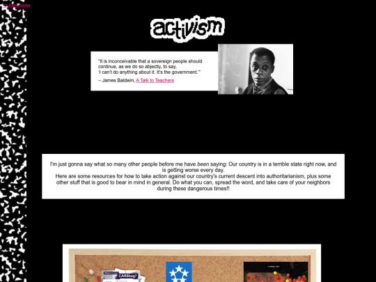 activism screenshot
