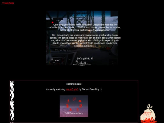 analoghorrorjournal screenshot