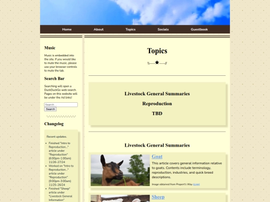 topics screenshot
