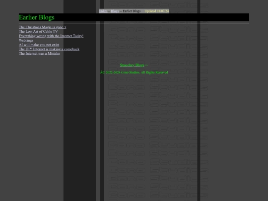 Blogs/earlierblogs screenshot