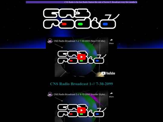 music/CNS Radio/CNSRadio screenshot