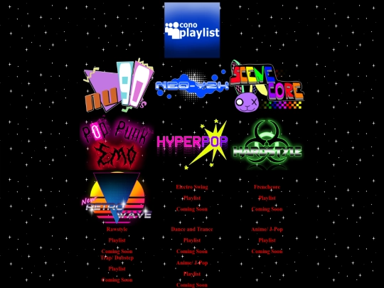 music/conosplaylist screenshot