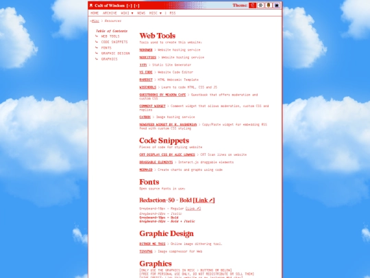 resources screenshot