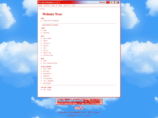 sitemap screenshot