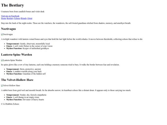 bestiary screenshot