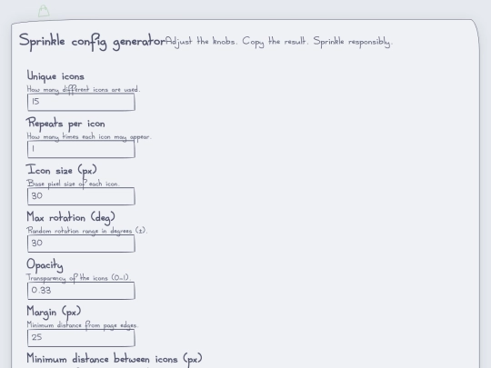 settings screenshot