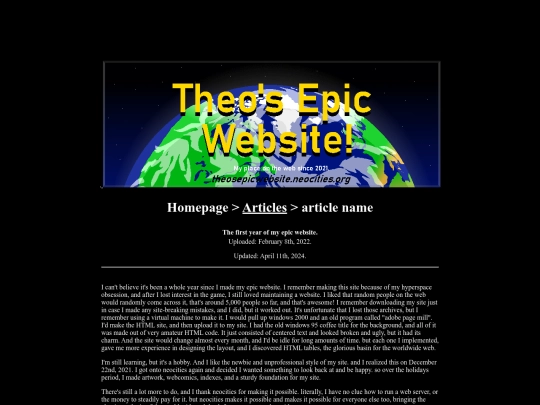 articles/first-year-of-my-epic-website screenshot