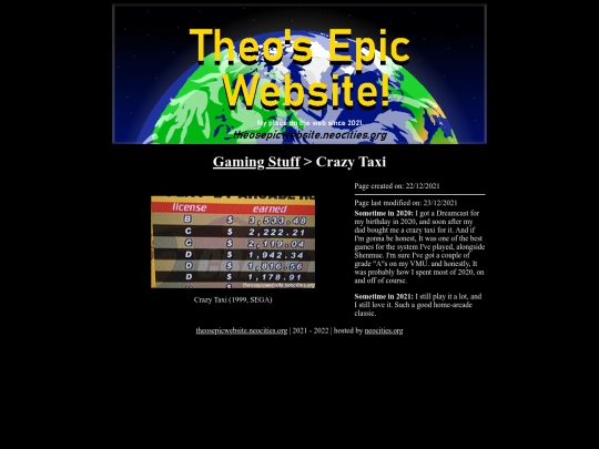 gaming/crazytaxi screenshot