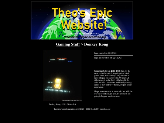 gaming/donkeykong screenshot