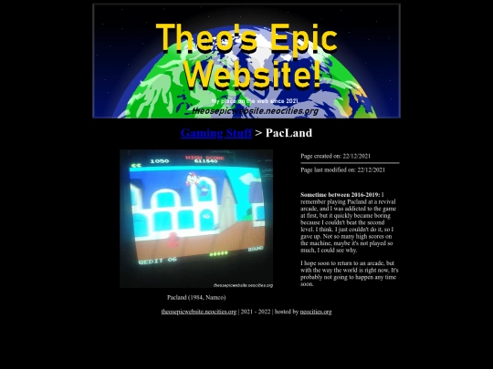 gaming/pacland screenshot