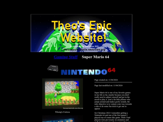 gaming/supermario64 screenshot