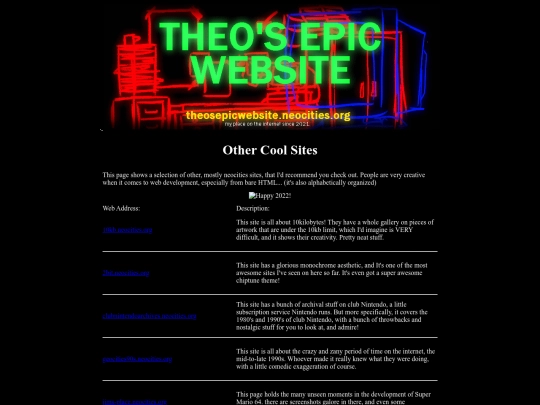 othercoolsites screenshot